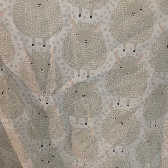 Land of Nod Sheep Baby Bedding Crib Set - Picture 9 of 13